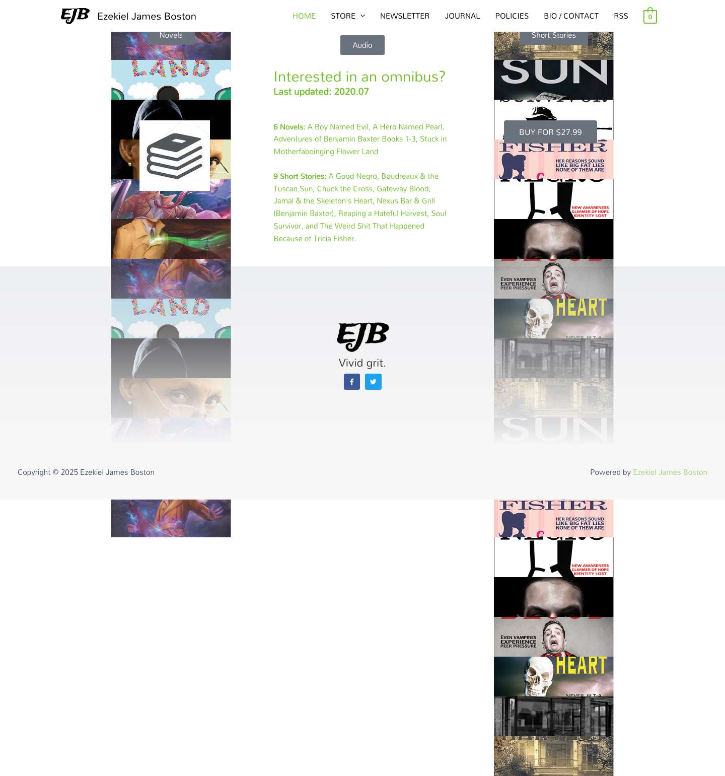 Writer Ezekiel James Boston - Ezekiel James Boston - Full Screenshot