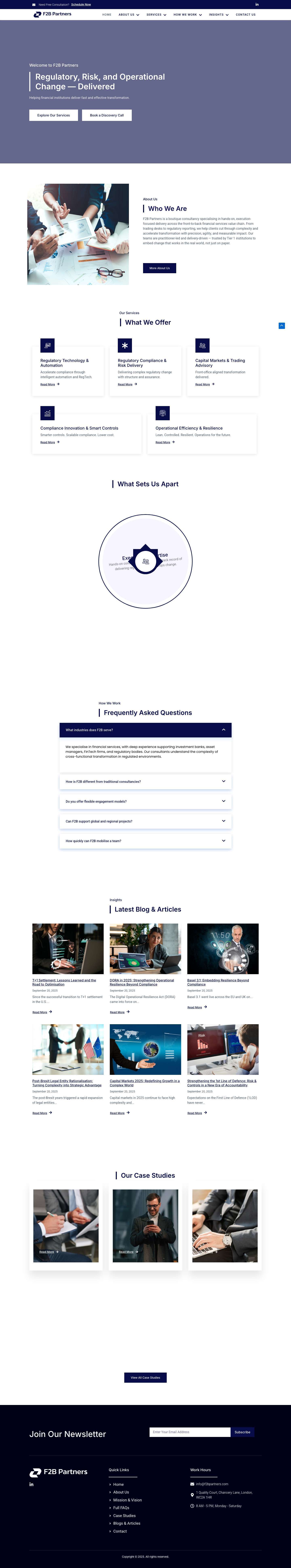 F2B Partners - Full Screenshot