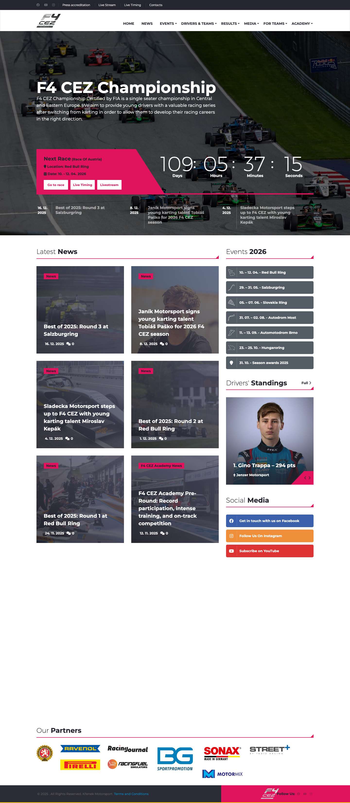 F4 CEZ Championship – Racing championship - Full Screenshot