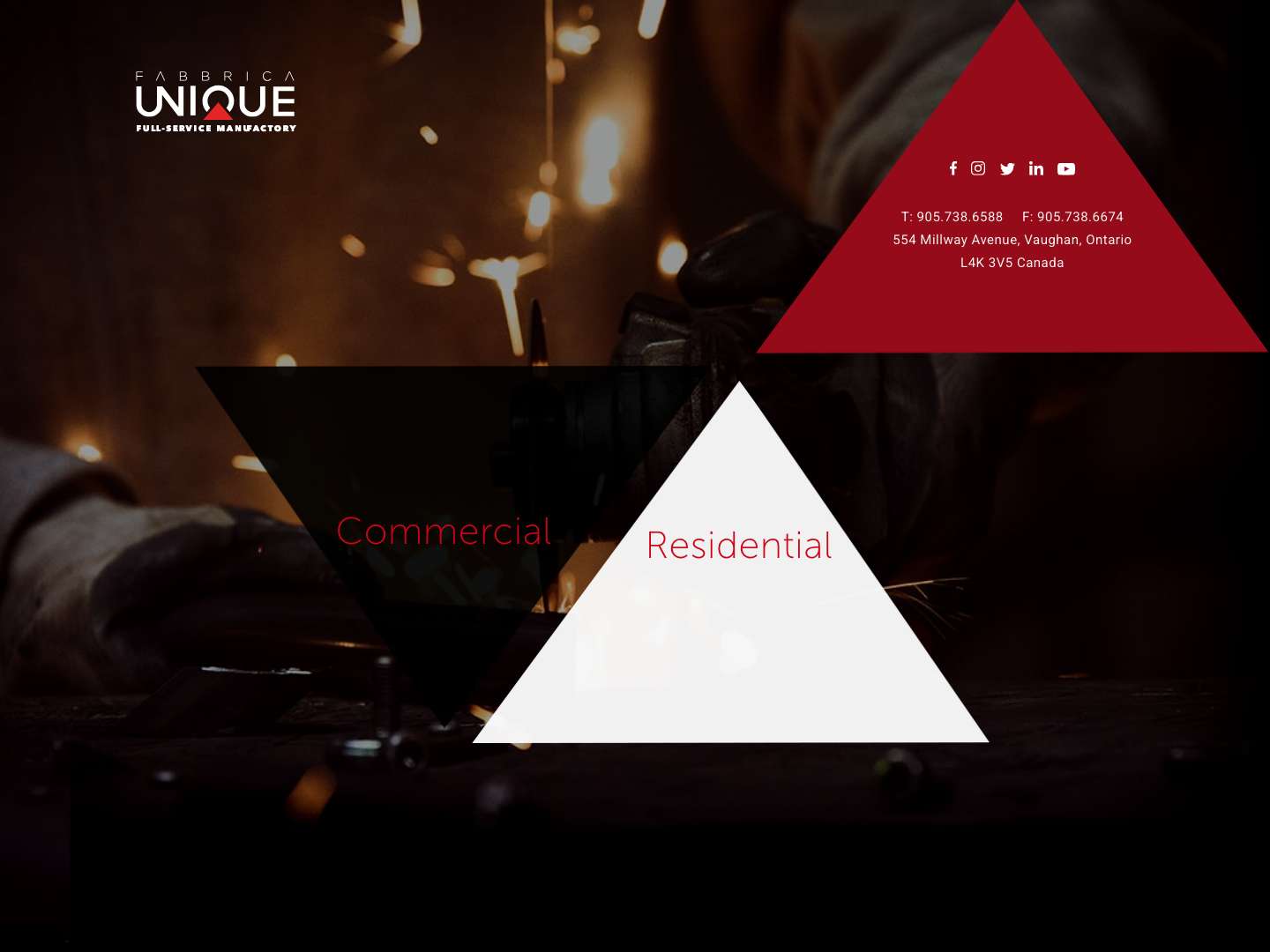 Commercial Retail Fabricators - Full Screenshot