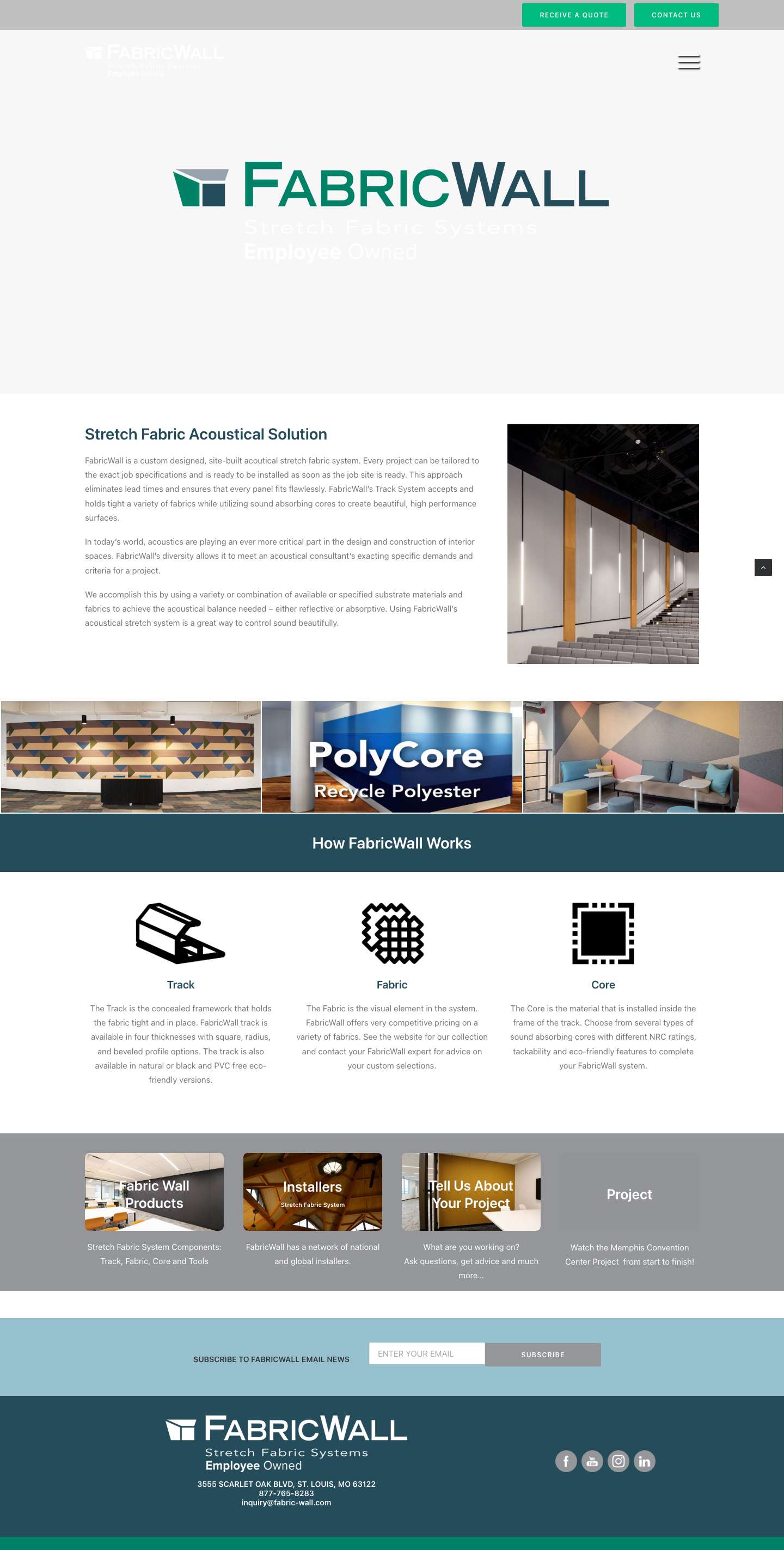 FabricWall | Stretch Fabric System - Full Screenshot