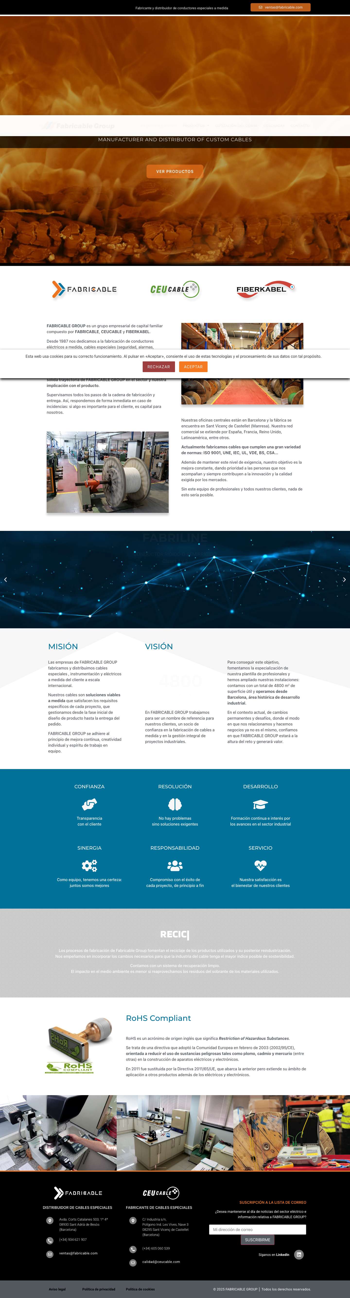 FABRICABLE GROUP | FABRICABLE GROUP - Full Screenshot