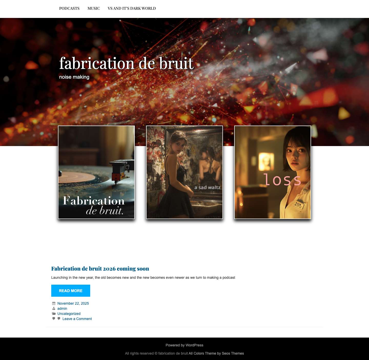 fabrication de bruit – noise making - Full Screenshot