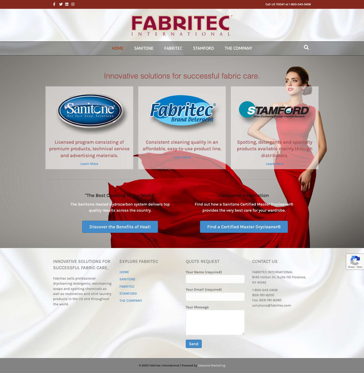 Fabritec International - Full Screenshot
