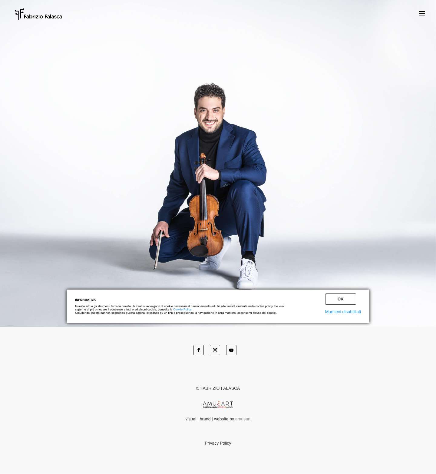 Fabrizio Falasca official website - Full Screenshot