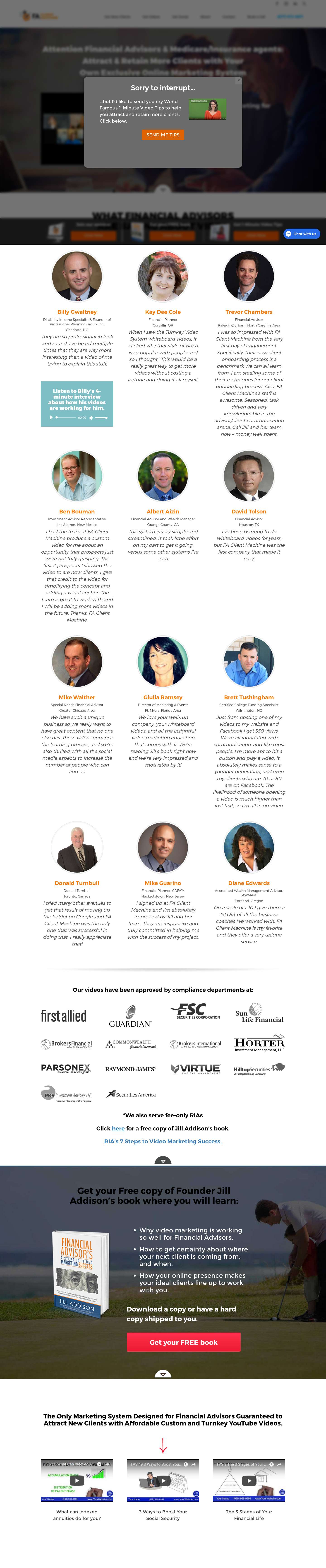 FA Client Machine - Your Practice… Powered By Video - Full Screenshot