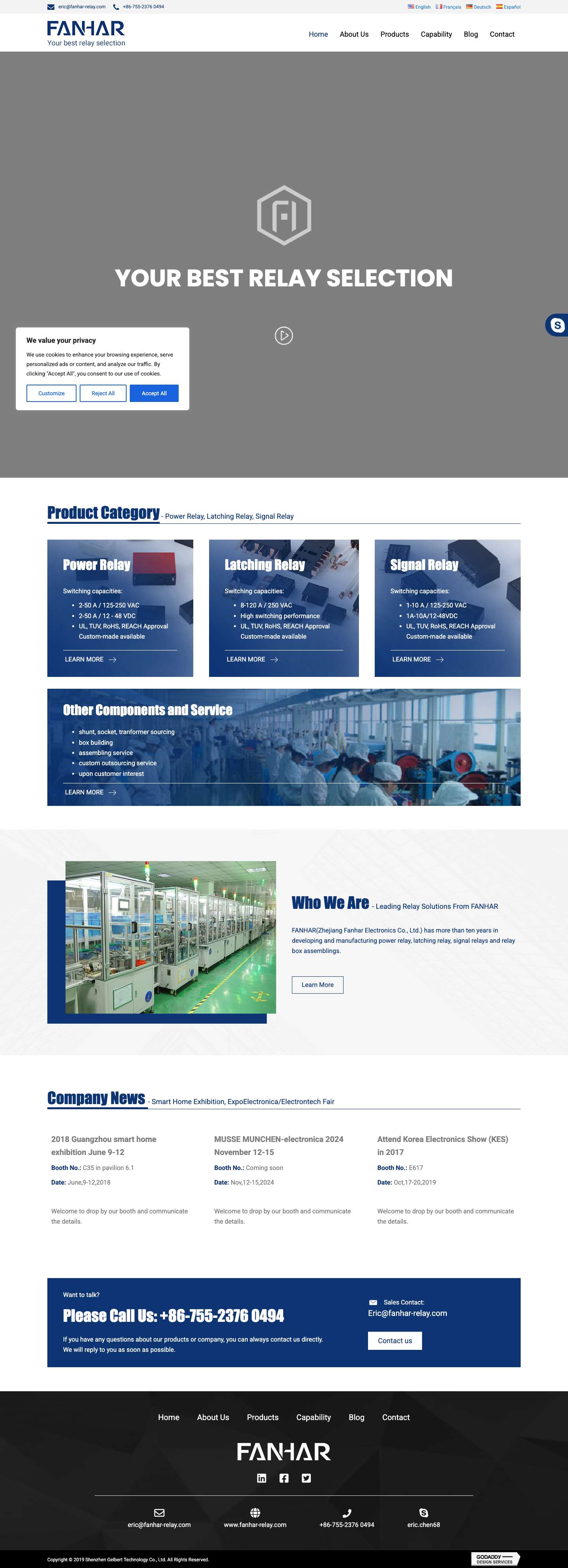 FANHAR RELAY - YOUR BEST RELAY SELECTION - Full Screenshot