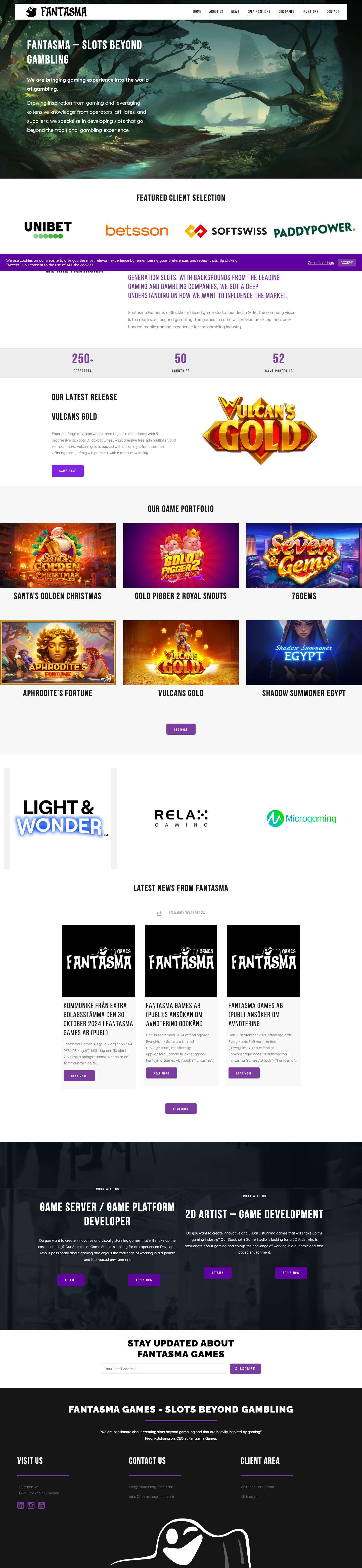 Age Verification - Fantasma Games - Full Screenshot