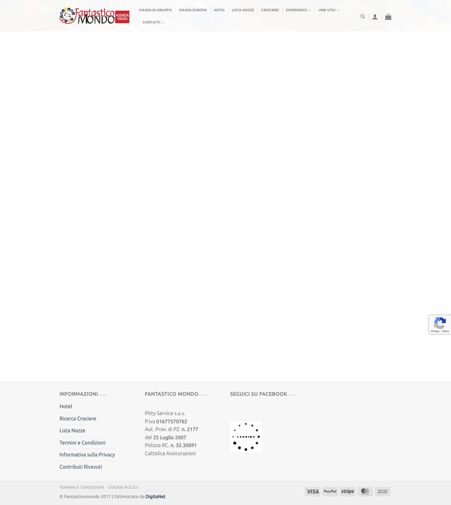 Fantastico Mondo – Agenzia Viaggi e Tour Operator - Full Screenshot