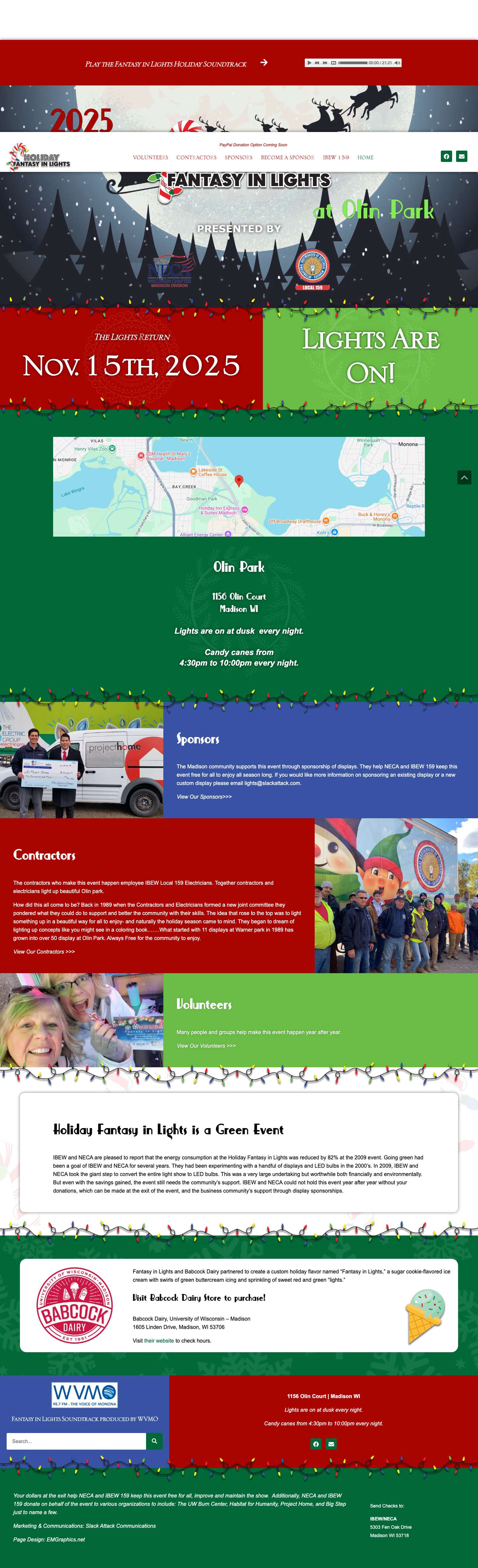 Welcome to the Holiday Fantasy in Lights - Fantasy In Lights - Full Screenshot