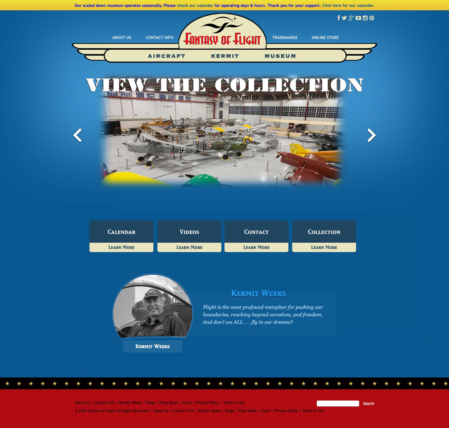 Central Florida Air Museum | Fantasy of Flight - Full Screenshot