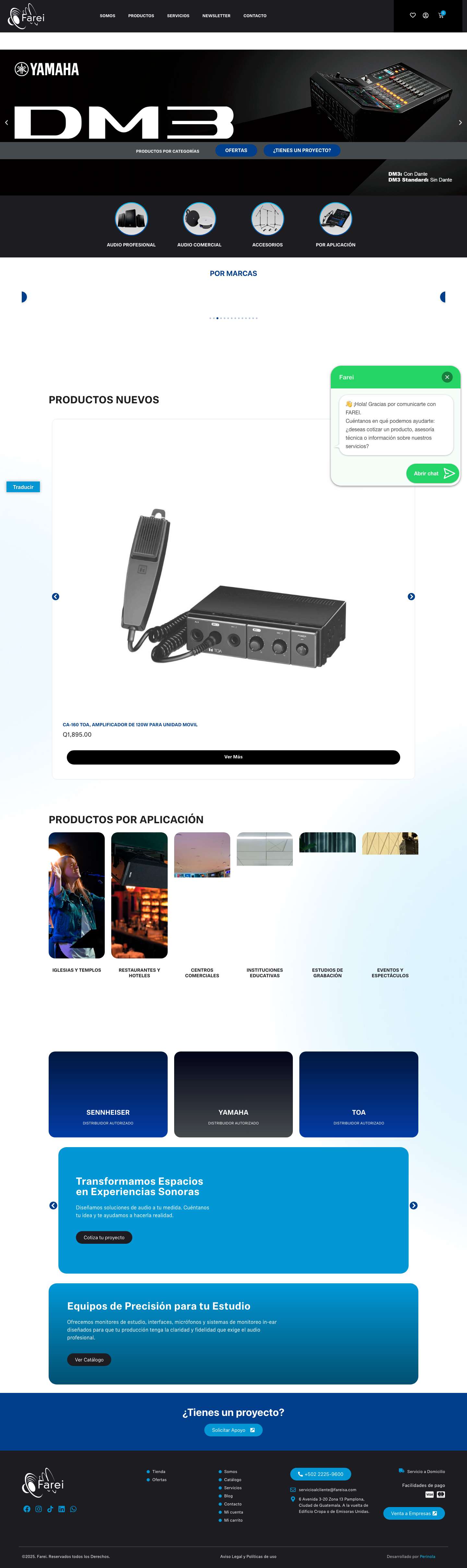 Inicio - Fareitiktok - Full Screenshot