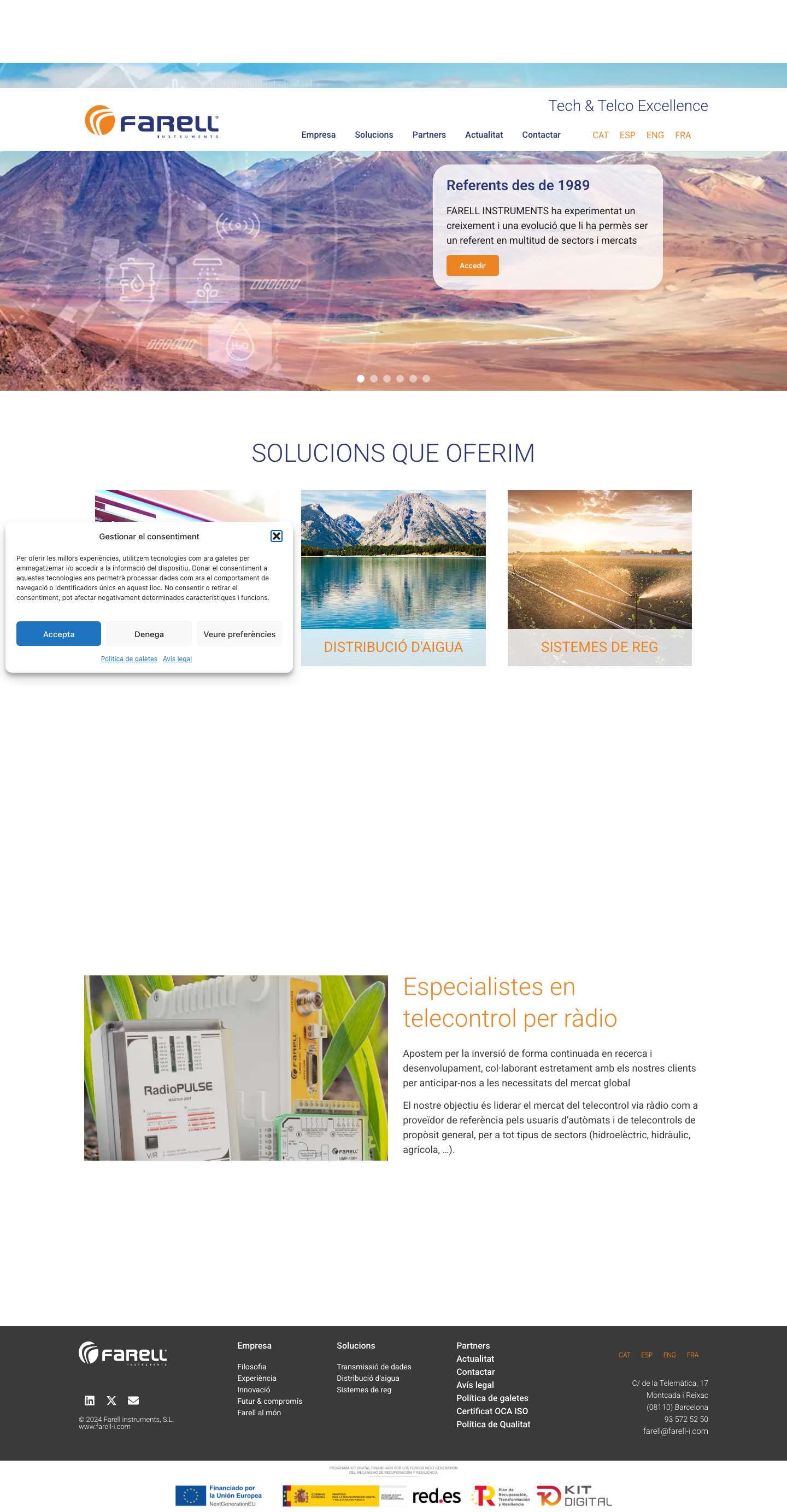 Farell Instruments - Full Screenshot