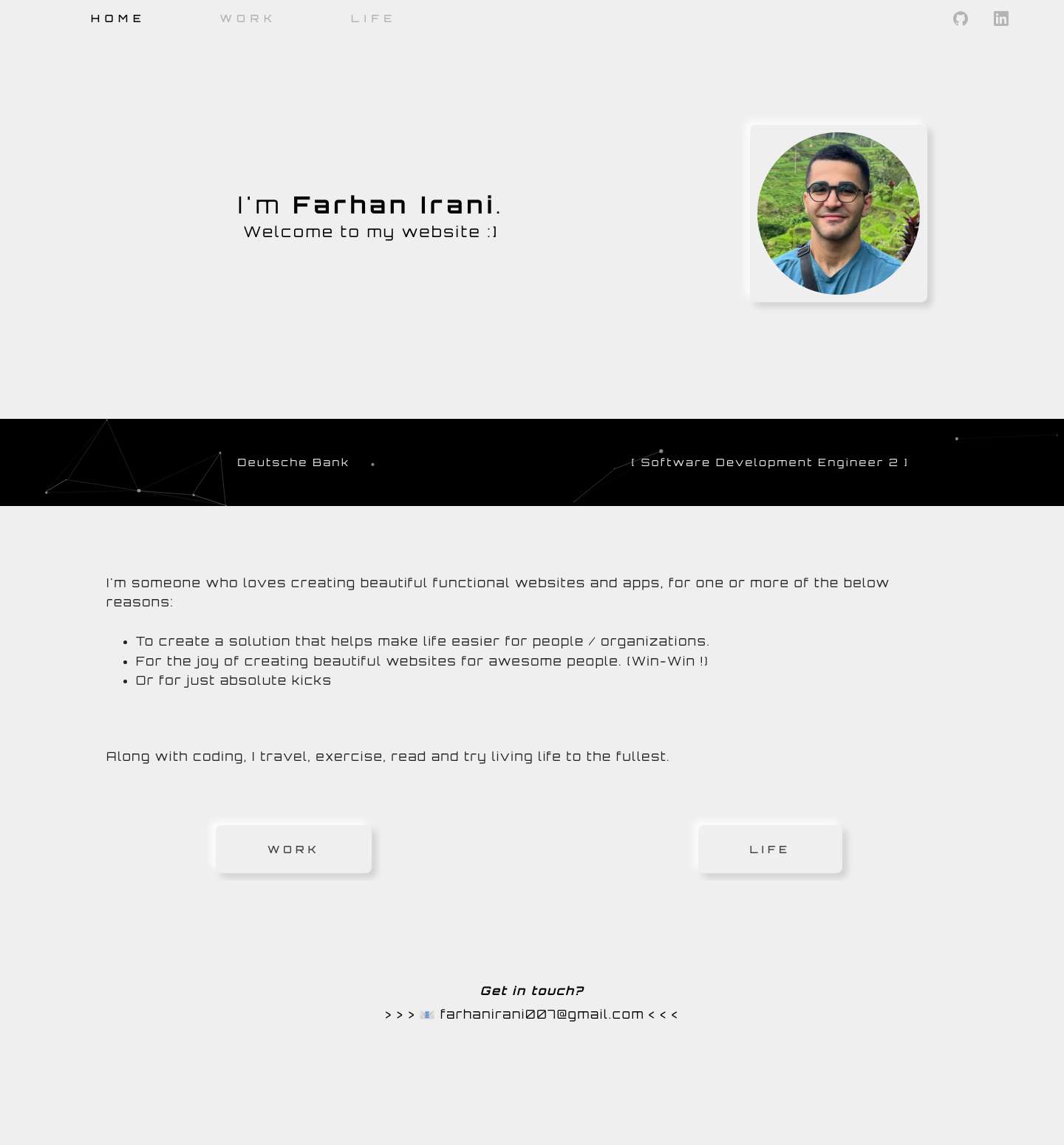 Farhan Irani - Full Screenshot