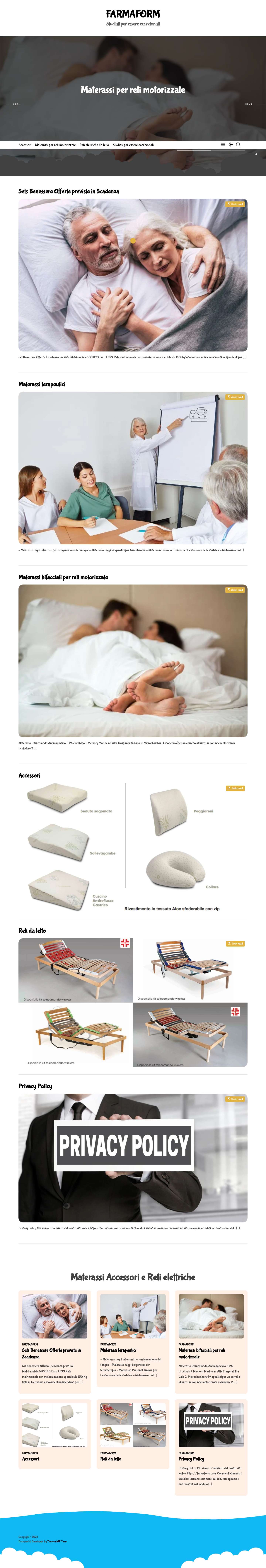 FARMAFORM – Studiati per essere eccezionali - Full Screenshot