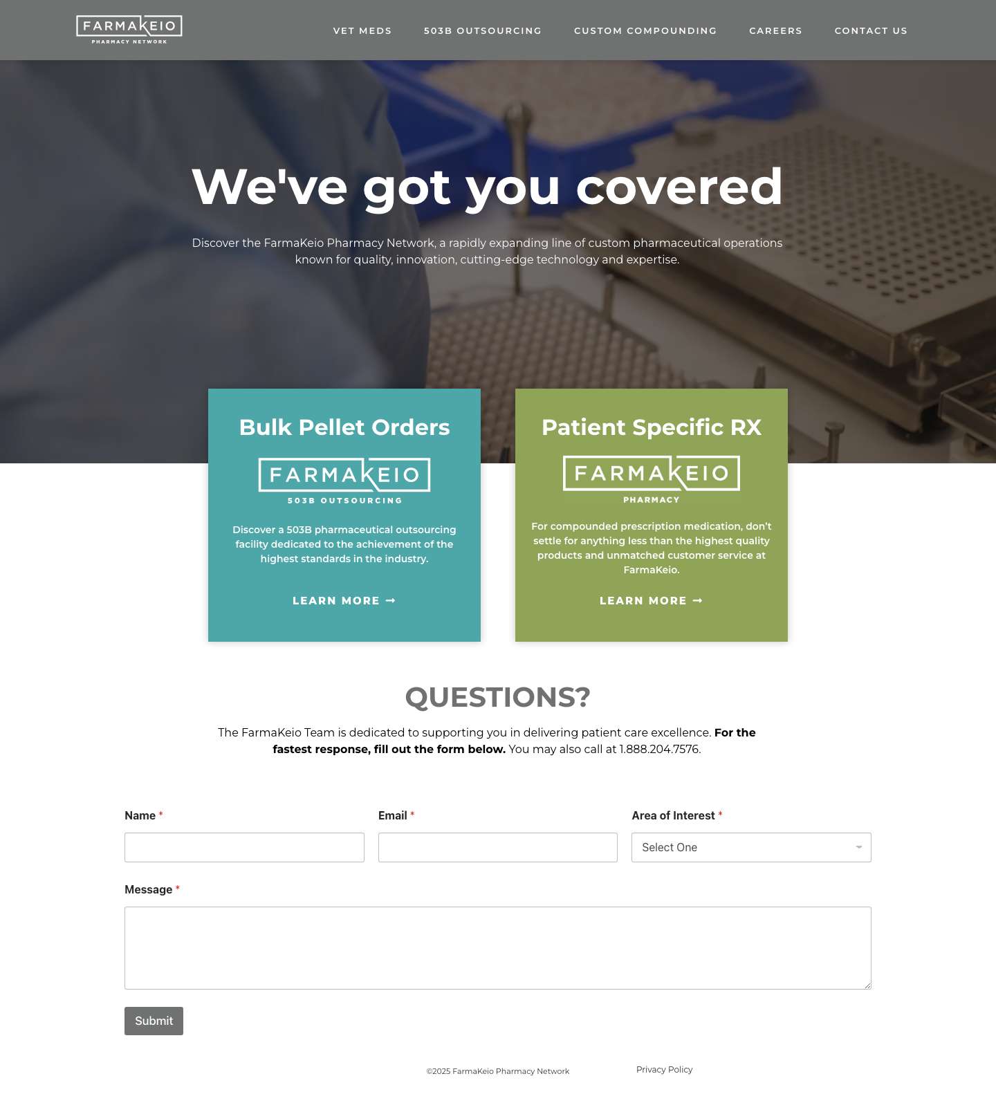 FarmaKeio Pharmacy Network - Full Screenshot