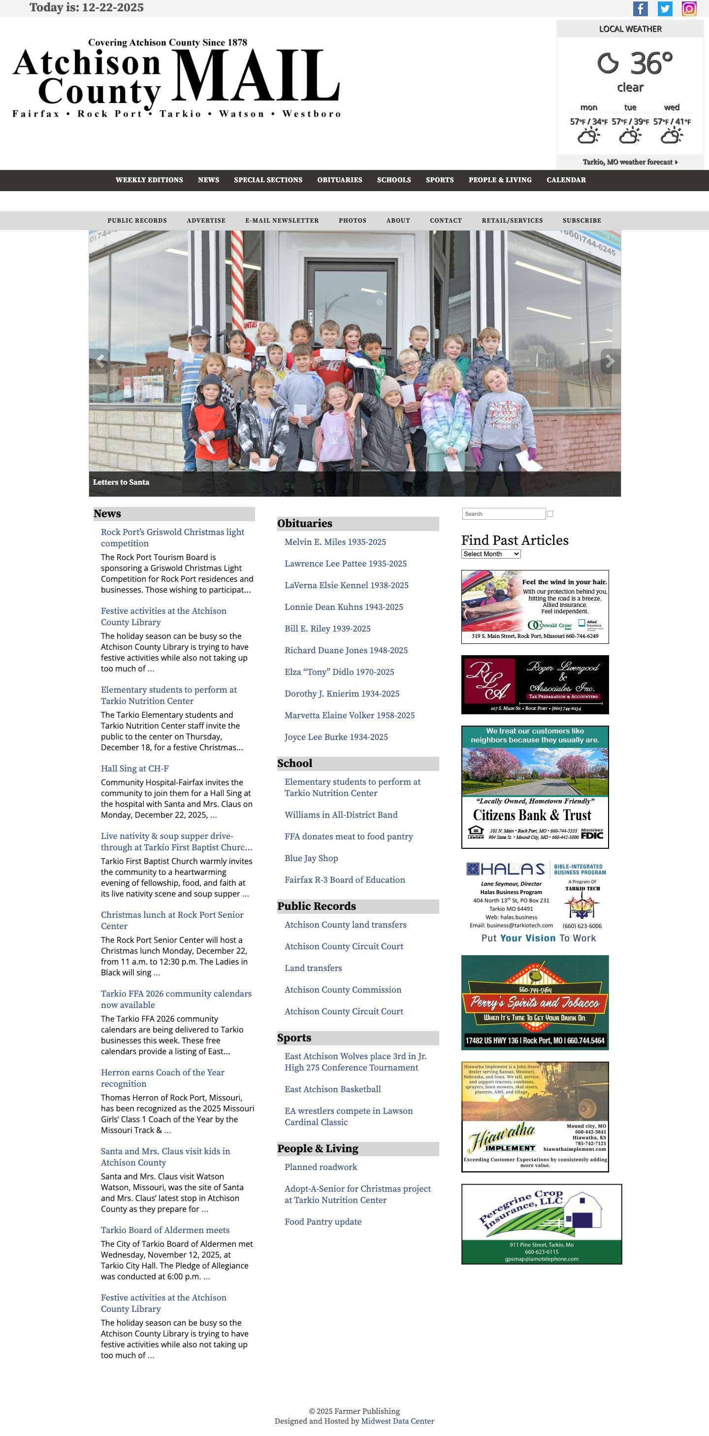 Home - Farmer Publishing | Farmer Publishing - Full Screenshot