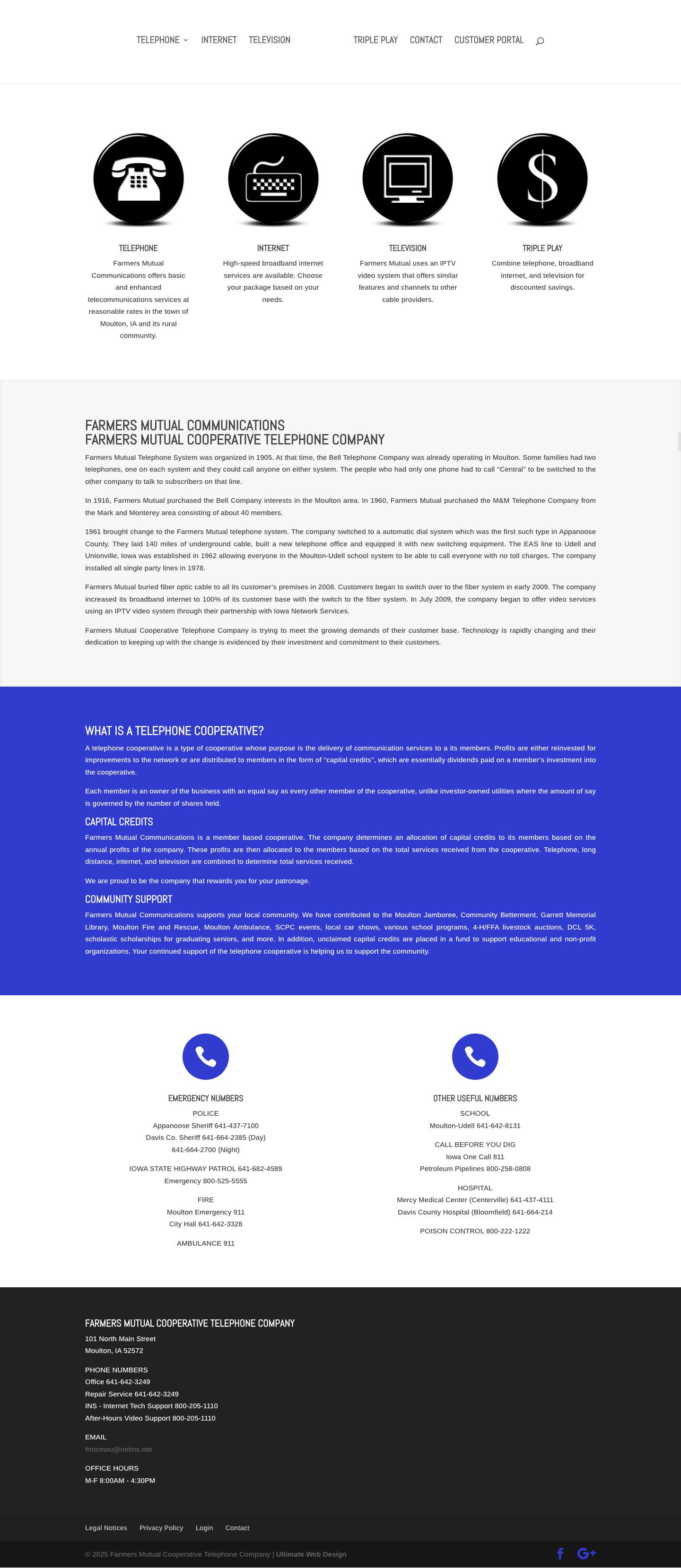 Farmers Mutual Cooperative Telephone Company | - Full Screenshot