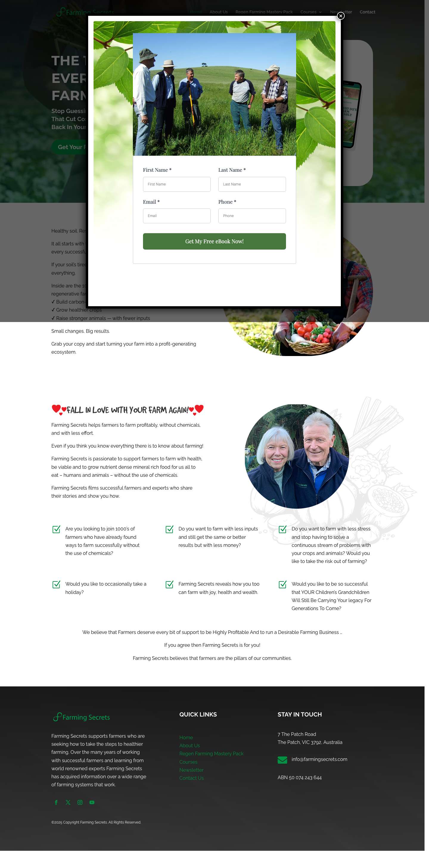 Farming Secrets | Build Healthy Soil & Sustainable Farm Profits - Full Screenshot