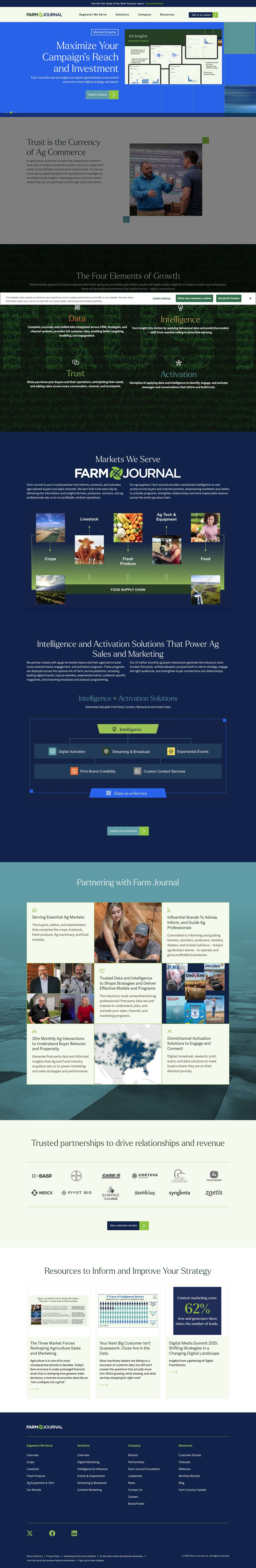 Farm Journal Home - Farm Journal - Full Screenshot