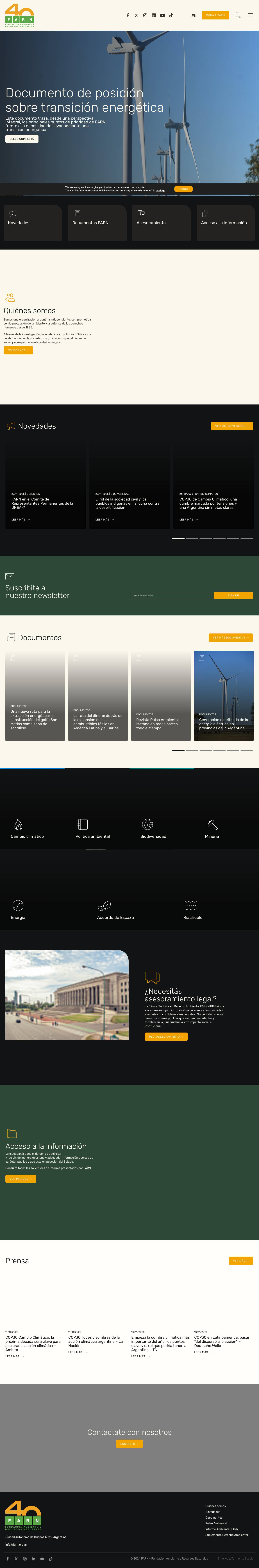 FARN | Fundación Ambiente y Recursos Naturalestiktoktiktoktiktok - Full Screenshot