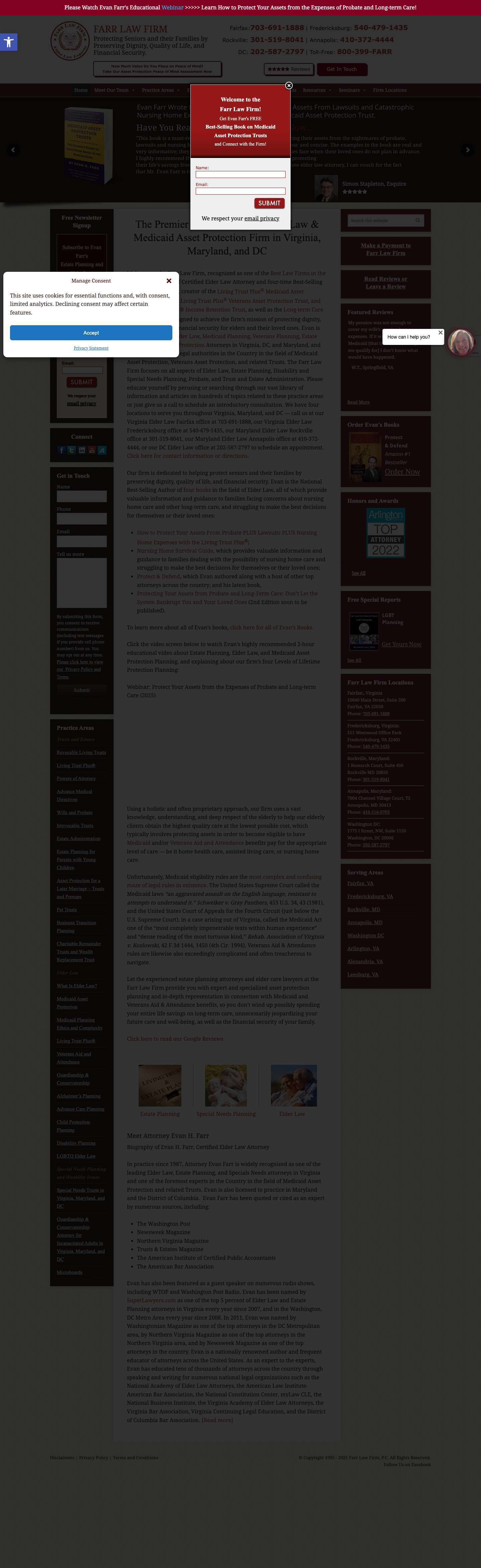 Elder Law Attorney | Estate Planning Lawyer - Farr Law FirmAccessibility ToolsIncrease TextDecrease TextGrayscaleHigh ContrastNegative ContrastLight BackgroundLinks UnderlineReadable FontReset - Full Screenshot