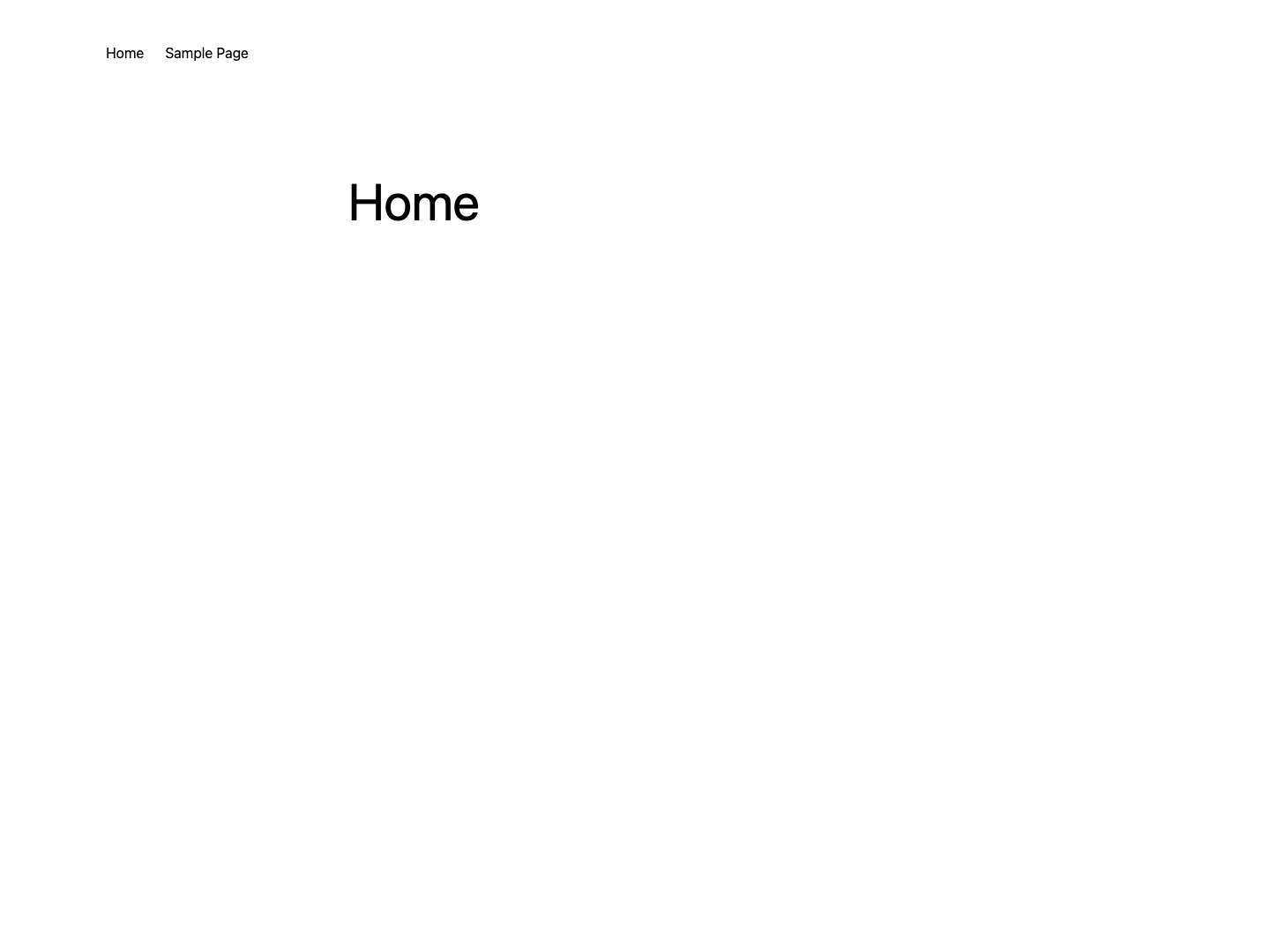 Home - - Full Screenshot