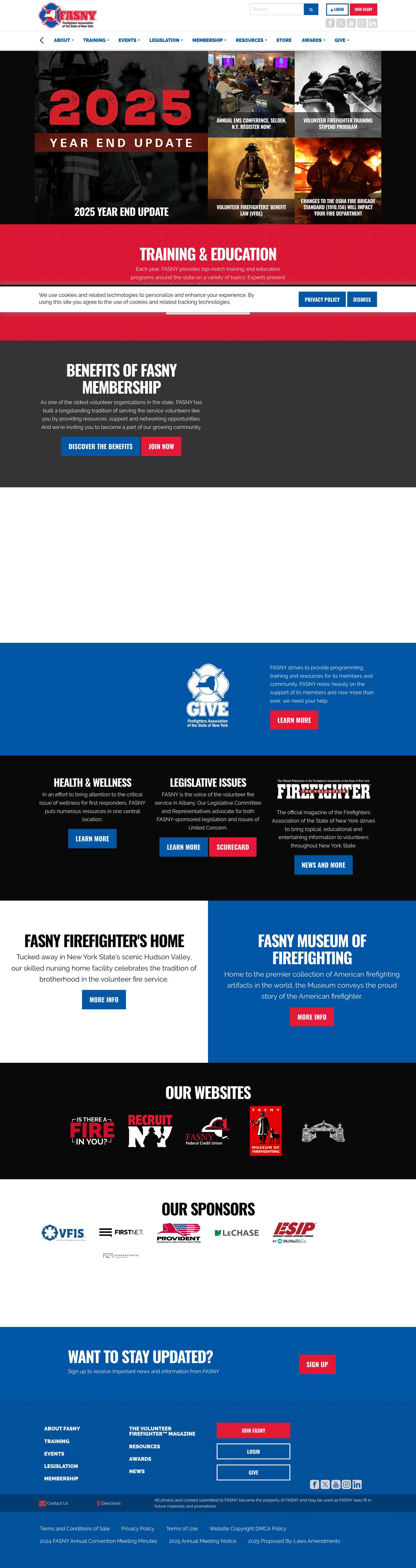 Firefighters Association of the State of New York | FASNYSearch IconPrevious PageSearch IconPrevious PageGive Logo - Full Screenshot