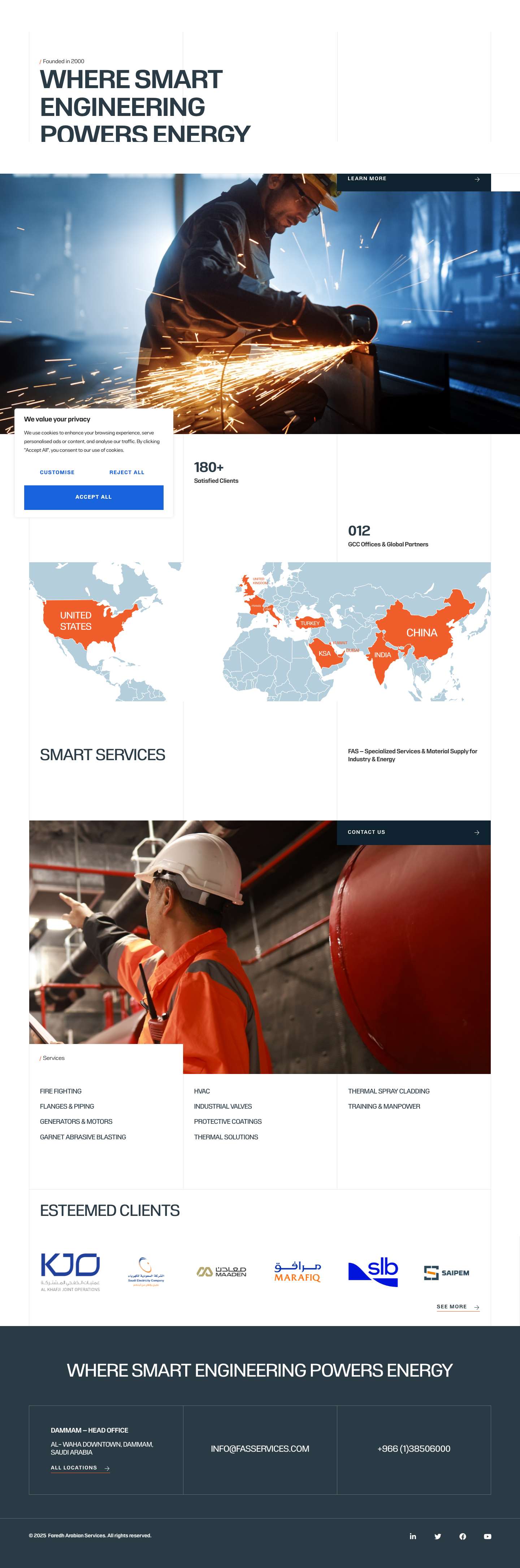 Home - FAS SERVICES - Full Screenshot