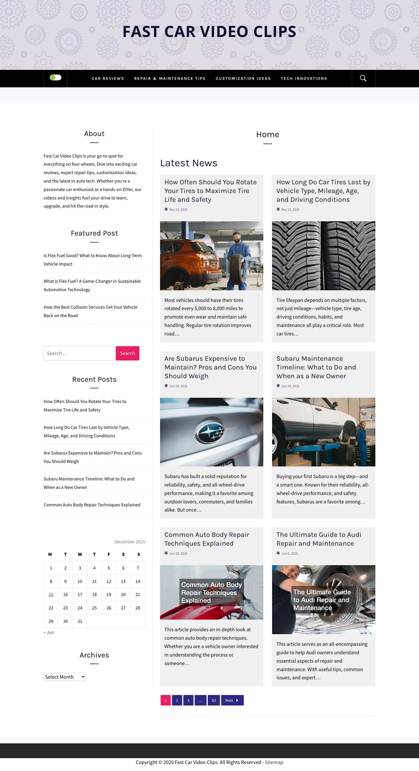 Fast Car Video Clips - Drive Your Passion with Expert Car Reviews - Full Screenshot