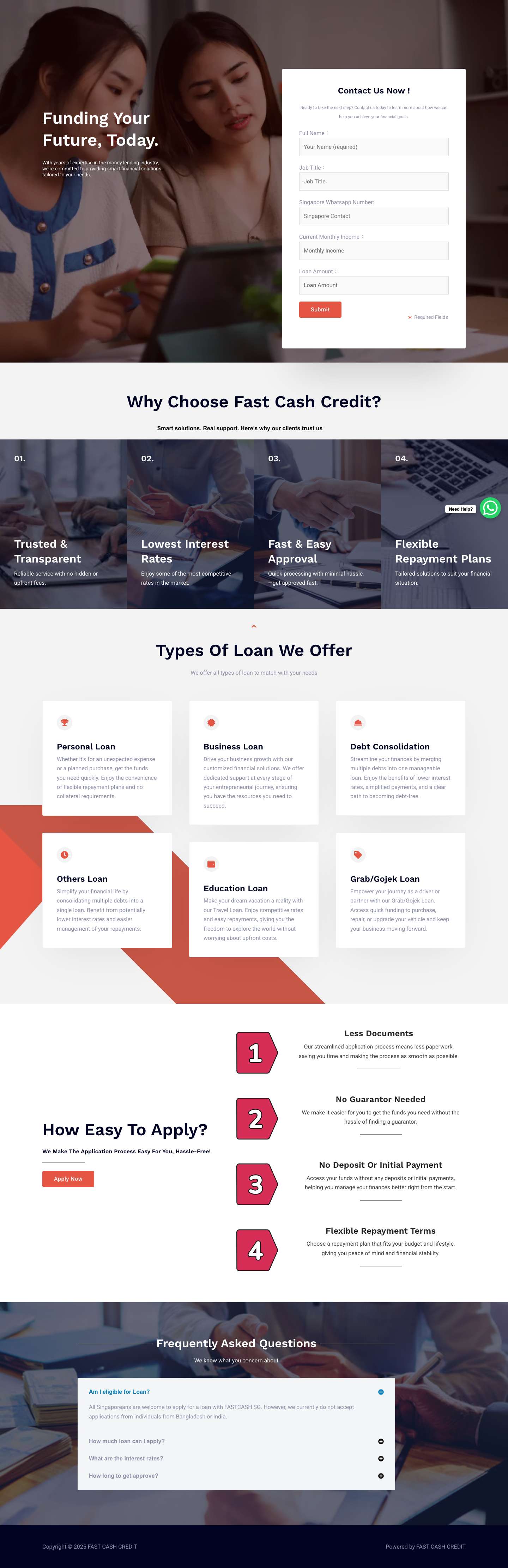 FAST CASH CREDIT - Full Screenshot