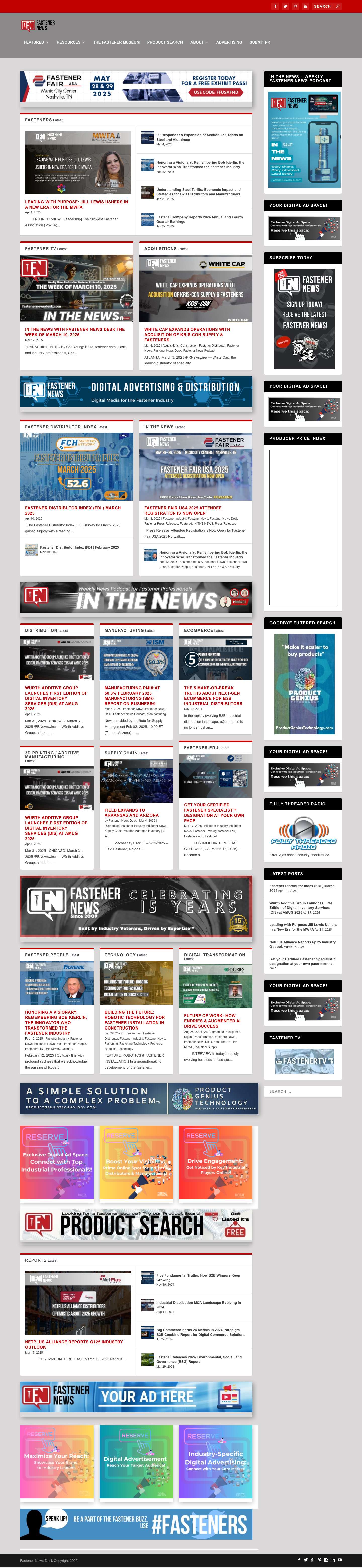 Fastener News Desk - Full Screenshot