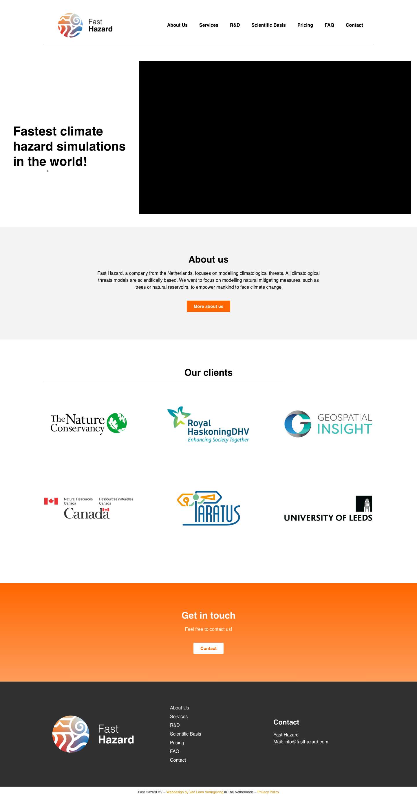 Fast Hazard – Fastest climate hazard simulations in the world! - Full Screenshot