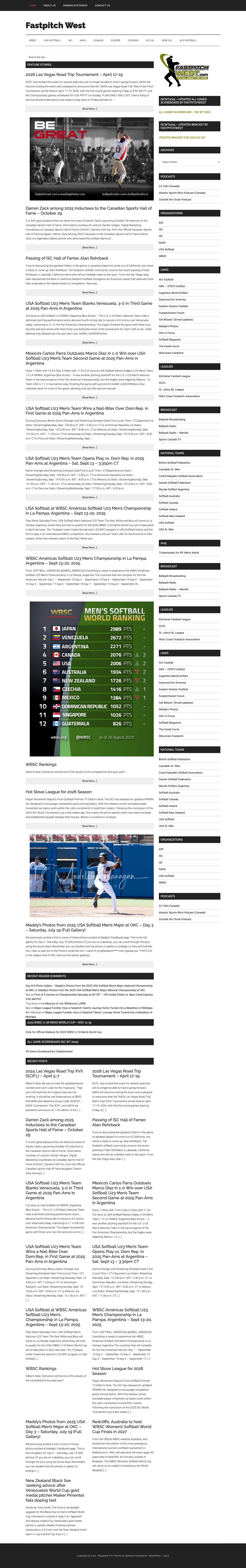 Fastpitch West - Full Screenshot