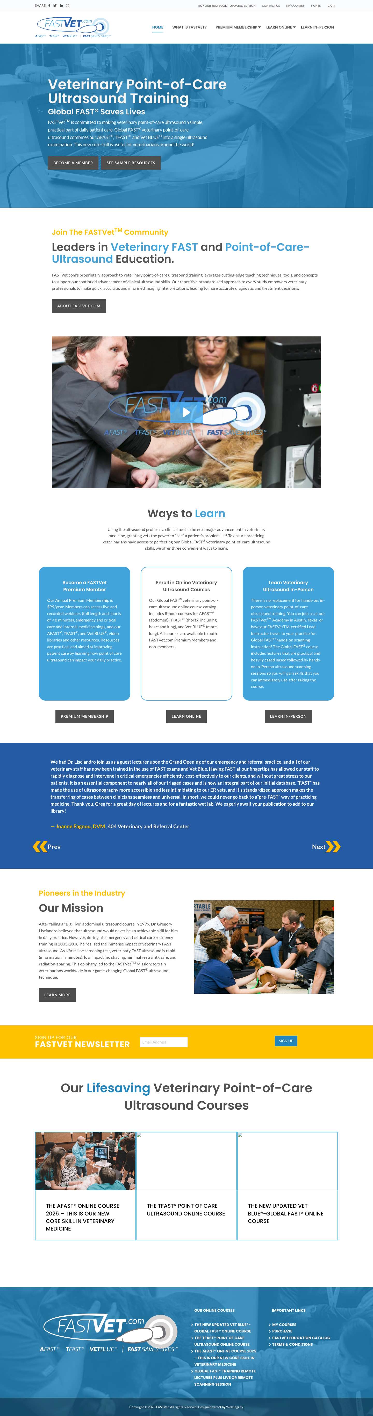 FASTVet | Veterinary Ultrasound Training | RACE-Approved CE - Full Screenshot