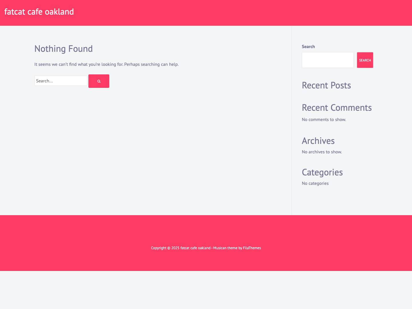 fatcat cafe oakland - - Full Screenshot