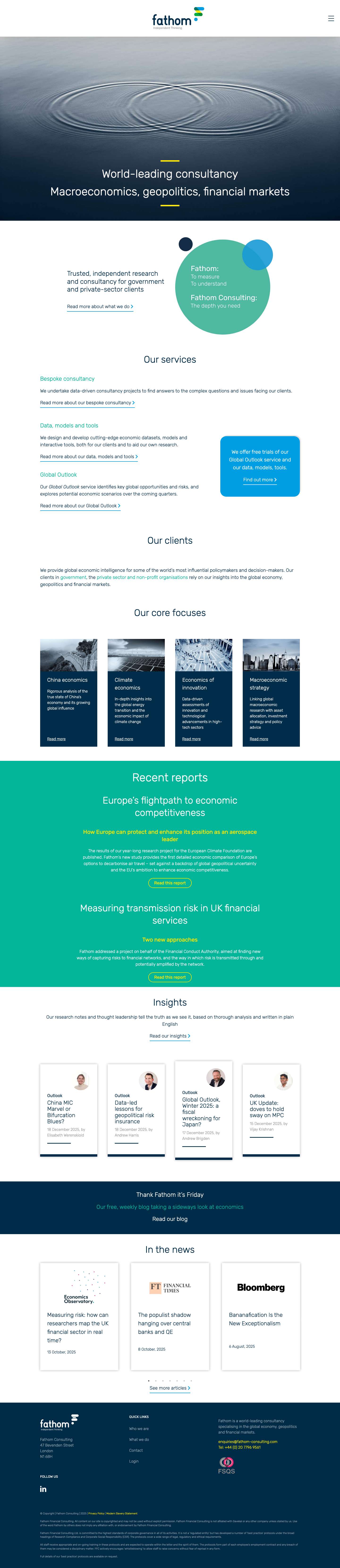 World-leading consultancy - Full Screenshot