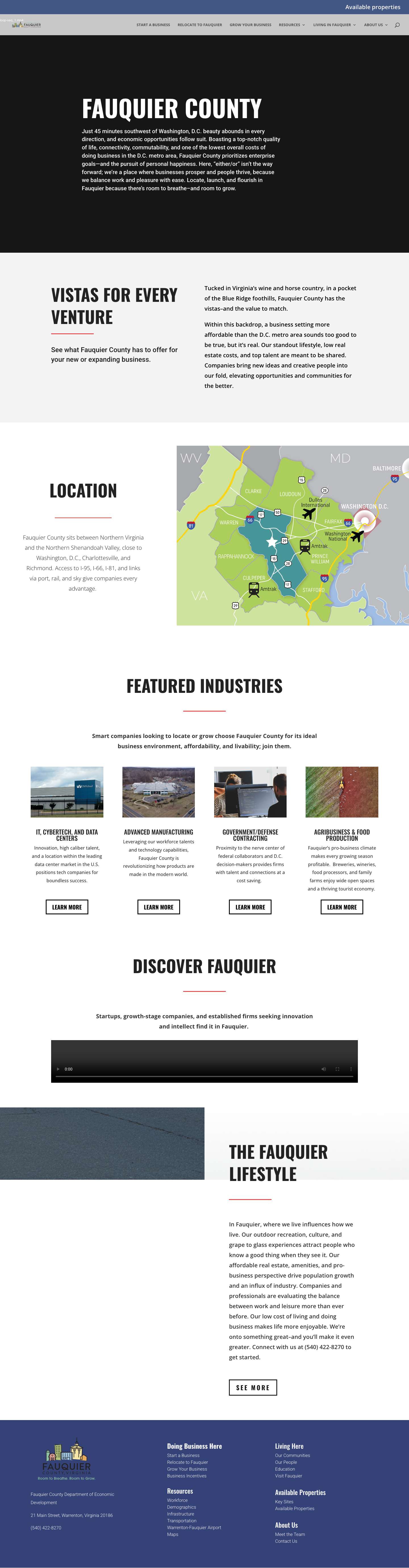 Fauquier County | - Full Screenshot