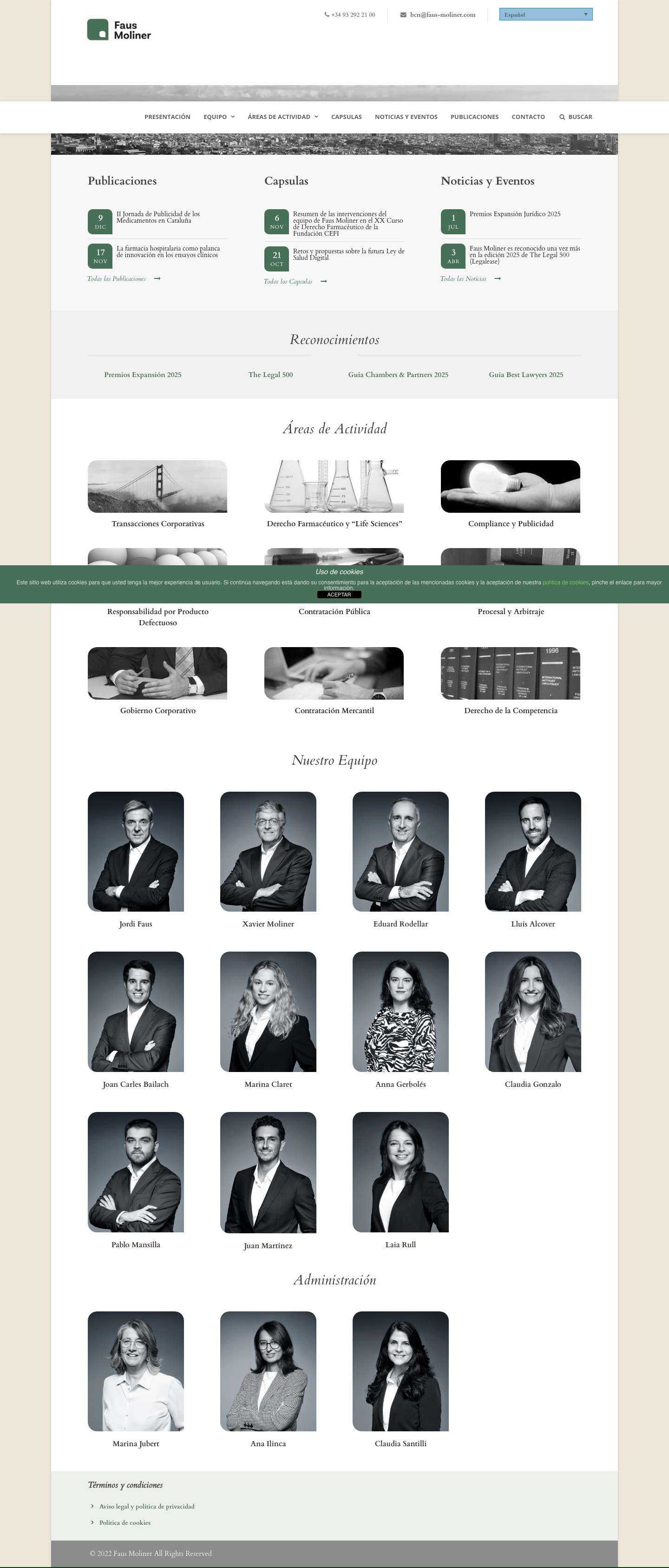 Inicio - Faus Moliner - Full Screenshot