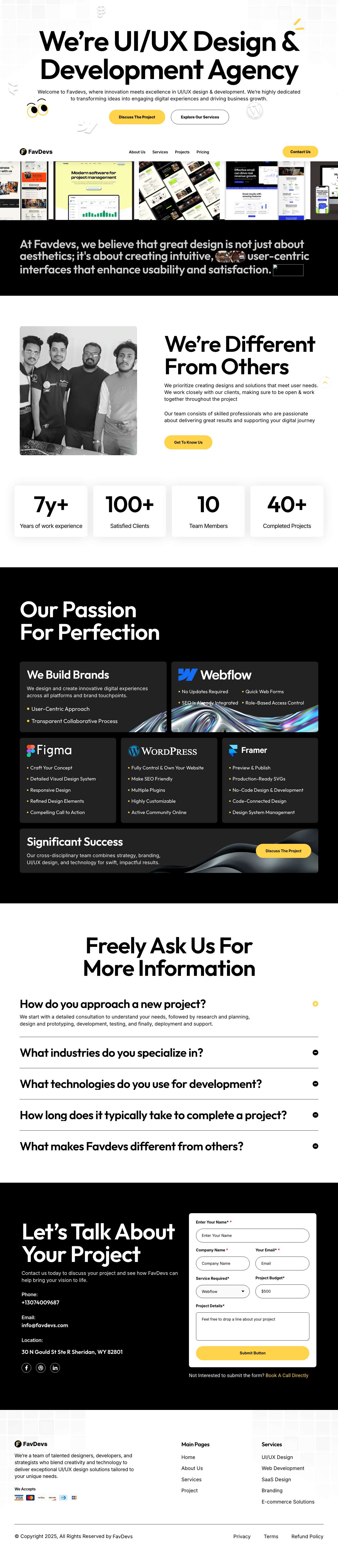 Home - Favdevs - Full Screenshot