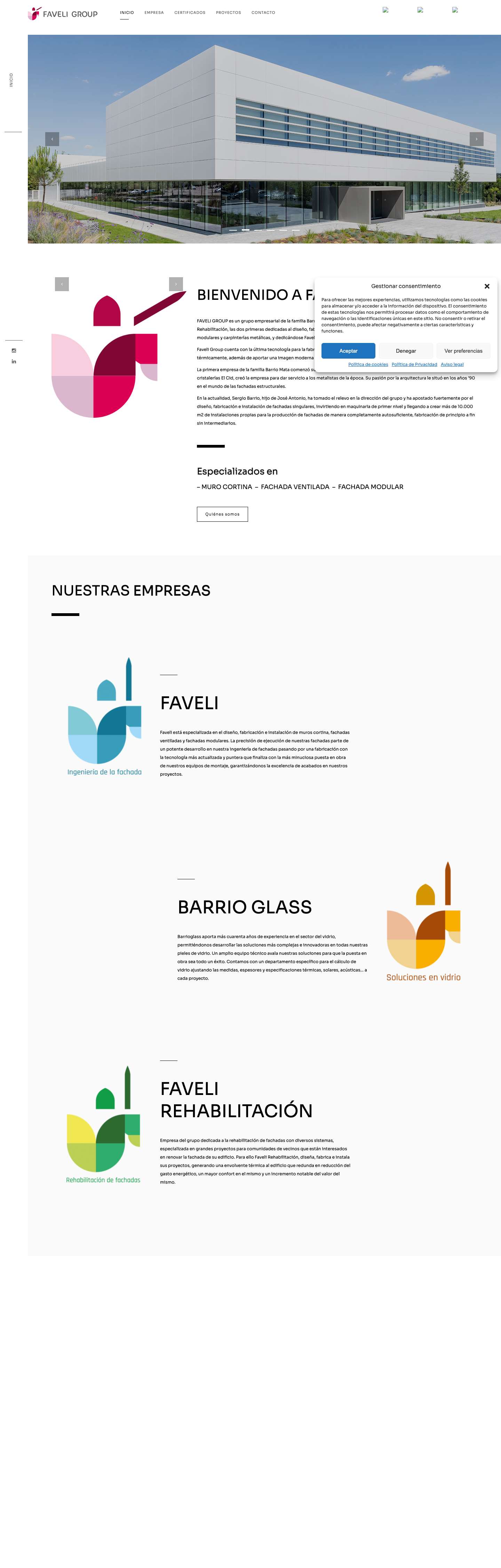 Faveli Group - Full Screenshot