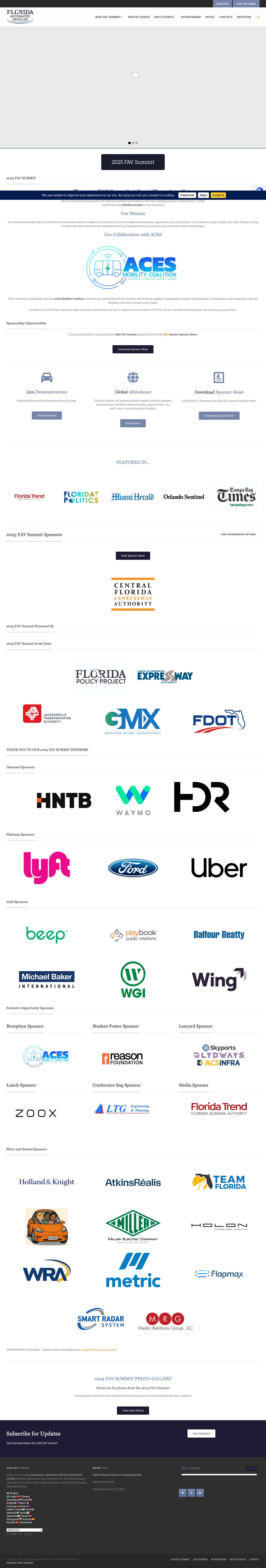 2025 FAV Summit | Autonomous Vehicle Conference - Full Screenshot