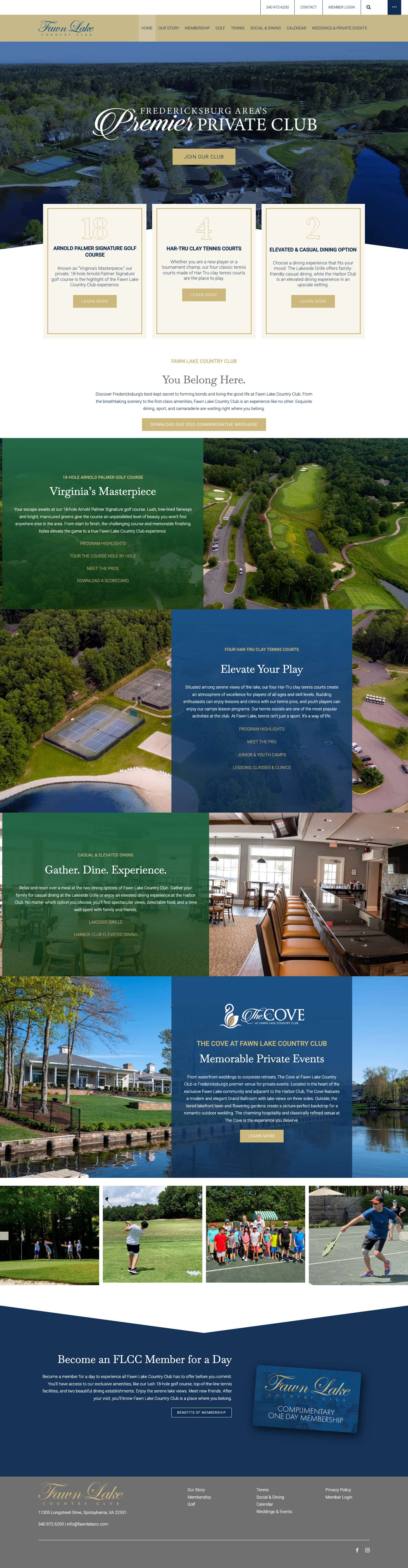 Home - Fawn Lake Country Club - Full Screenshot