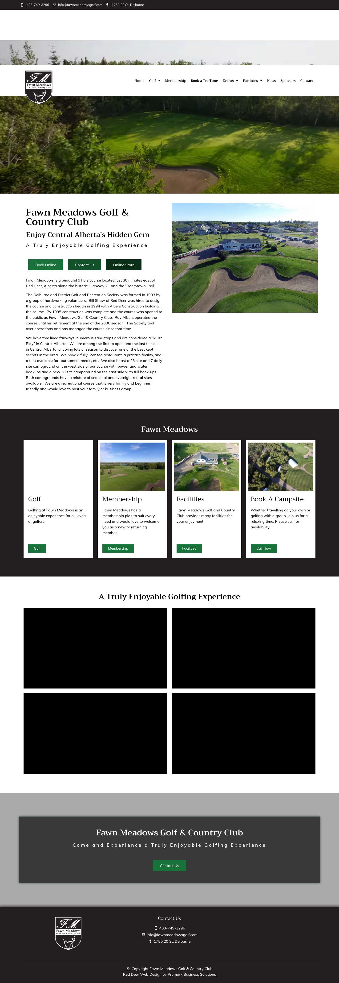 Fawn Meadows Golf & Country Club - Full Screenshot