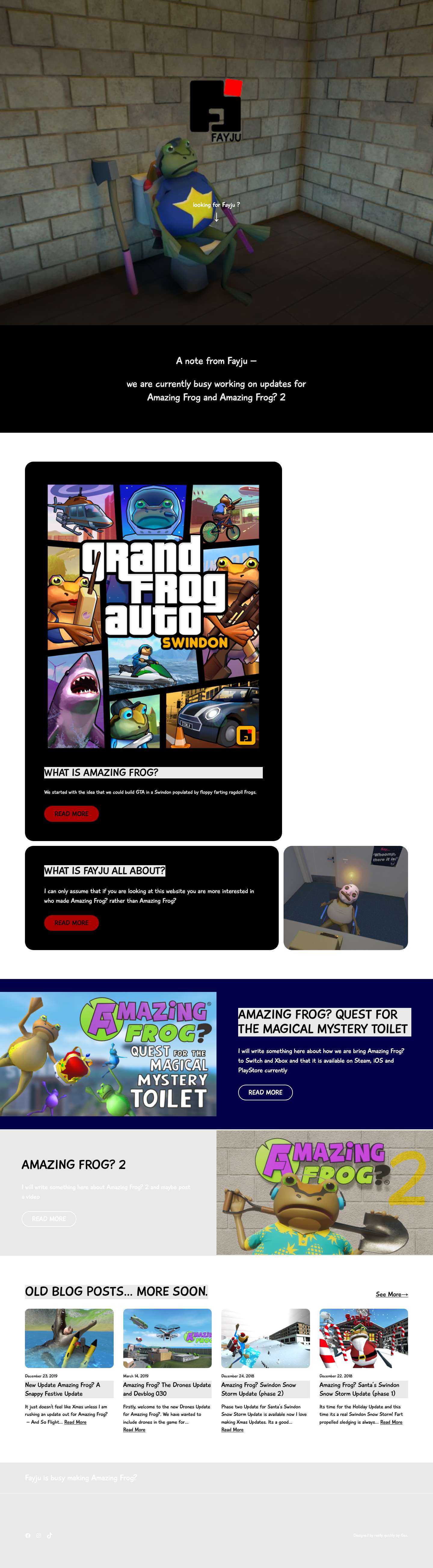 Amazing Frog? - Full Screenshot