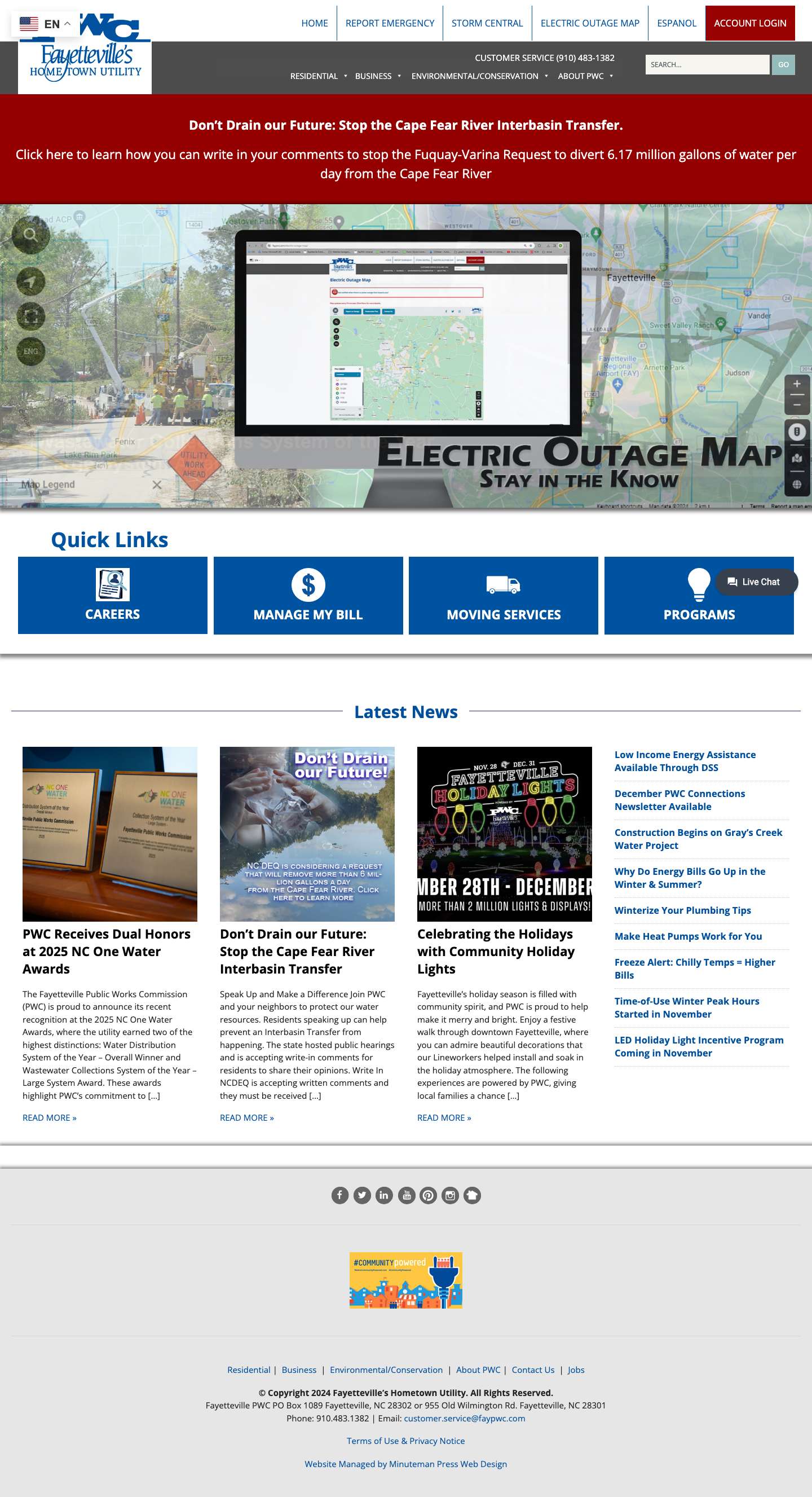 Fayetteville Public Works Commission : FAYPWC.COMComments Box SVG iconsComments Box SVG icons - Full Screenshot