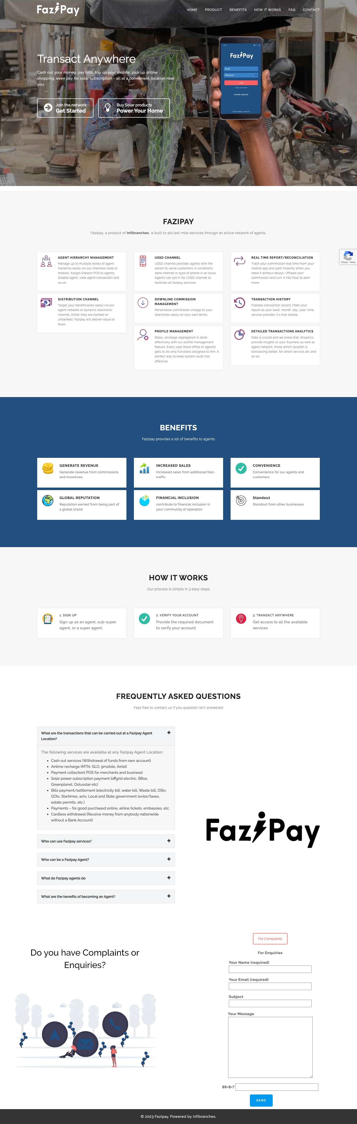 Fazipay - Formerly OmnibranchesFaziPay (formerly Omnibranches) | Transact Solar and Finance - Full Screenshot