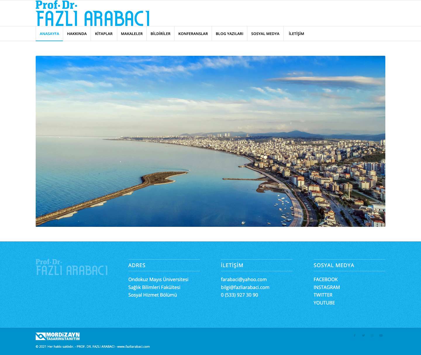 Prof. Dr. FAZLI ARABACI – Prof. Dr. FAZLI ARABACI Resmi Web Sitesi - Full Screenshot