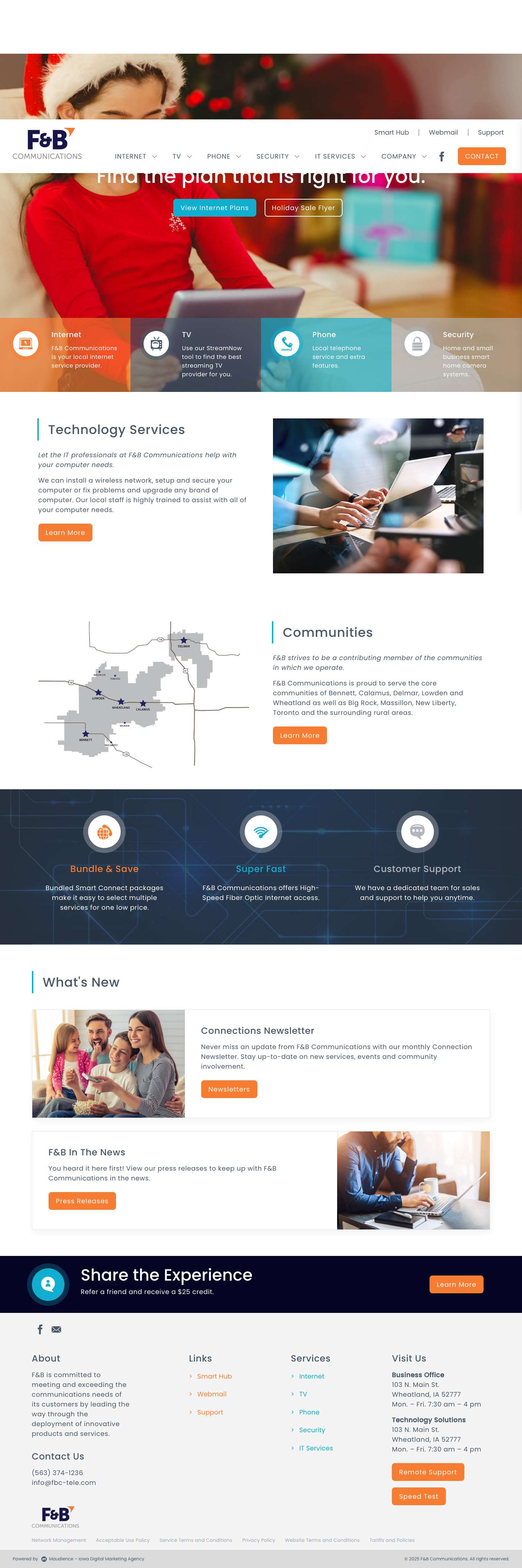Home | F&B CommunicationsMaudience-Icon - Full Screenshot