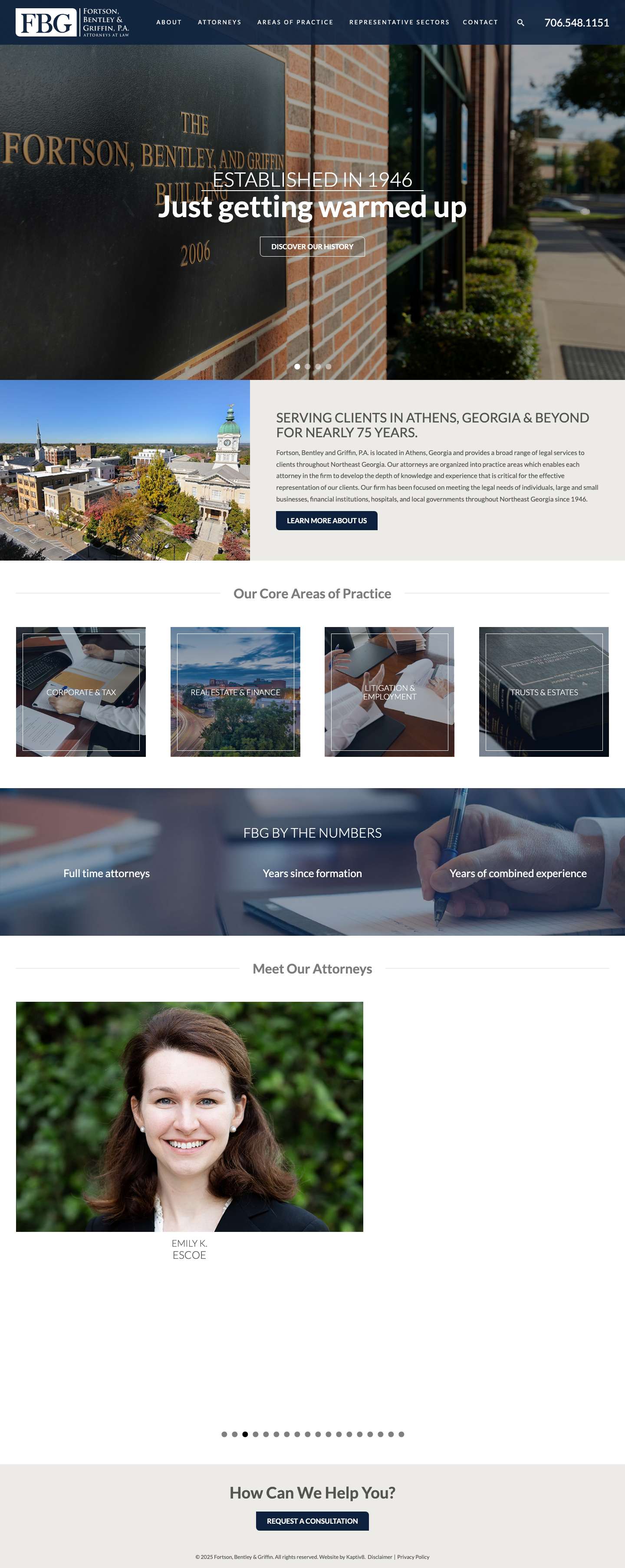 Fortson, Bentley & Griffin - Full Screenshot